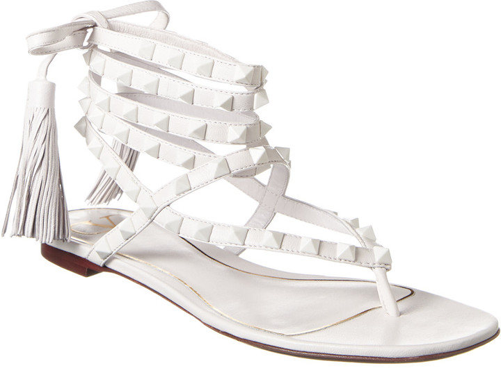 valentino ankle wrap sandal