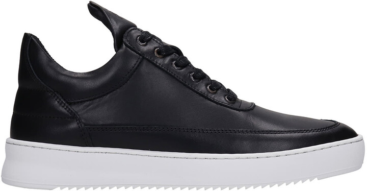 Herenschoenen Filling Pieces Low Top Ghost Silk Black/ White
