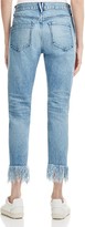 Thumbnail for your product : 3x1 Fringed Straight Cropped Jeans in Stella
