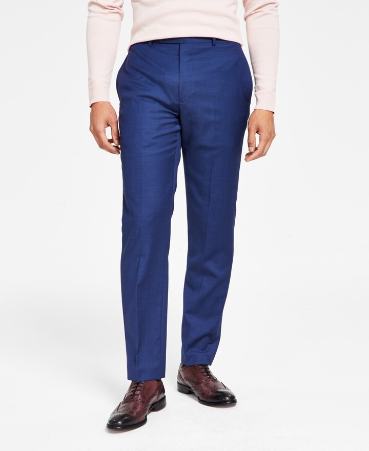 Calvin Klein Men's Infinite Stretch Solid Slim-Fit Pants - ShopStyle