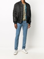 Thumbnail for your product : Versace Logo Patch Slim-Fit Jeans