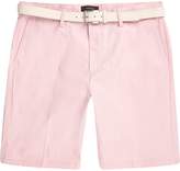 Thumbnail for your product : River Island Mens Pink belted chino shorts