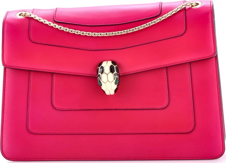 Bvlgari Serpenti Forever Shoulder Bag Leather Medium