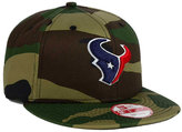 Thumbnail for your product : New Era Houston Texans Woodland Camo Team Color 9FIFTY Snapback Cap