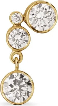 Sophie Bille Brahe 18K recycled yellow gold Stella diamond earring