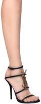 Thumbnail for your product : Saint Laurent 110mm Cassandra Logo Leather Sandals