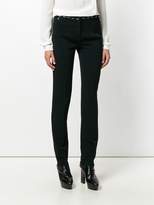 Thumbnail for your product : Thierry Mugler embellished waistband pleated trousers