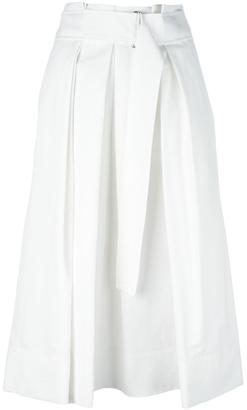 DKNY pleated midi skirt