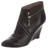 Thumbnail for your product : Belle by Sigerson Morrison Pointed-Toe Wedge Booties