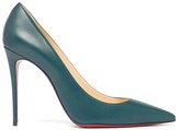 Thumbnail for your product : Christian Louboutin Kate 100 Leather Pumps - Dark Green