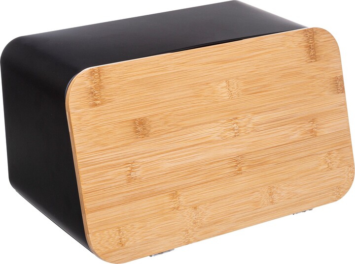 Dunelm Modern Bread Bin Black ShopStyle Food Storage Containers