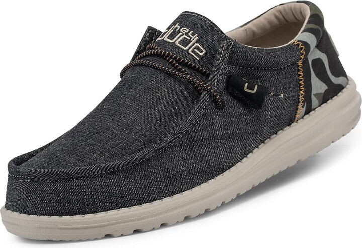 HEYDUDE Mens HEYDUDE Wally Break Stitch Casual Shoe | Hamilton Place - View #6