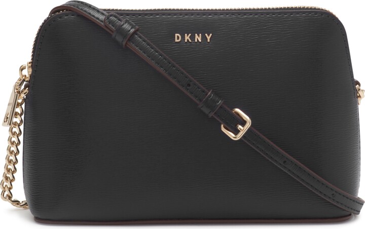 dkny black small shoulder bolsa