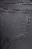 Thumbnail for your product : Vigoss Moto Zip Coated Skinny Jeans (Black) (Juniors) (Online Only)