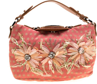 Red Valentino Flower Tote Bag