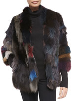 Thumbnail for your product : Diane von Furstenberg Lolo Multicolor Fox Fur Jacket