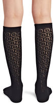 Thumbnail for your product : Wet Seal Pointelle Knee-High Socks