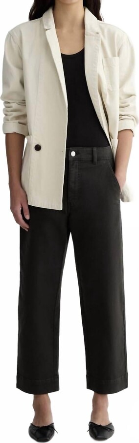 Women's The Organic Straight Leg Pant In Black