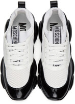 Thumbnail for your product : Moschino Black & White Teddy Sneakers