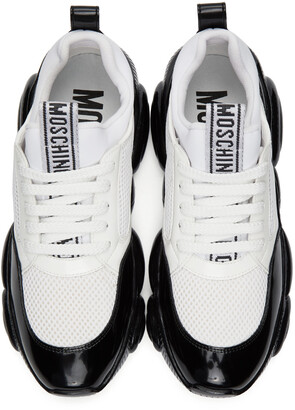 Moschino Black & White Teddy Sneakers