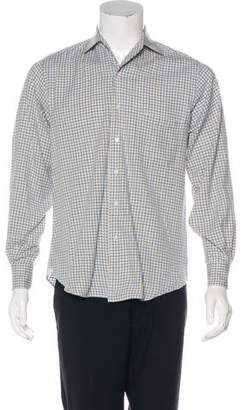 Loro Piana Woven Button-Up Shirt