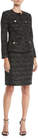albert nipon tweed twopiece jacket skirt suit set
