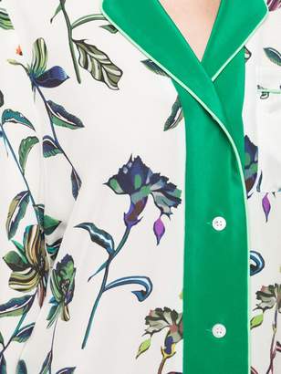 Derek Lam 10 Crosby Botanical Print Pajama Shirt