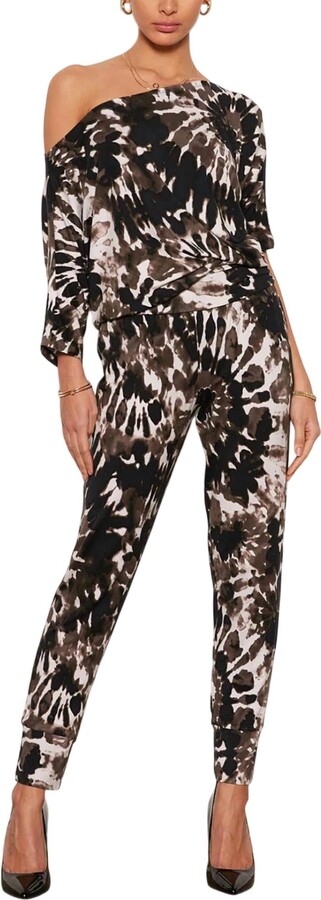 Tart Collections Piper One Shoulder Jumpsuit In Black