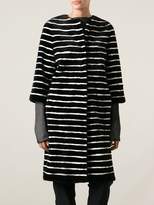 Thumbnail for your product : Liska striped mink fur coat