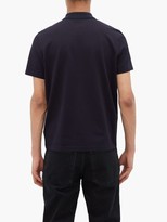 Thumbnail for your product : Moncler Logo-placket Cotton-pique Polo Shirt - Navy