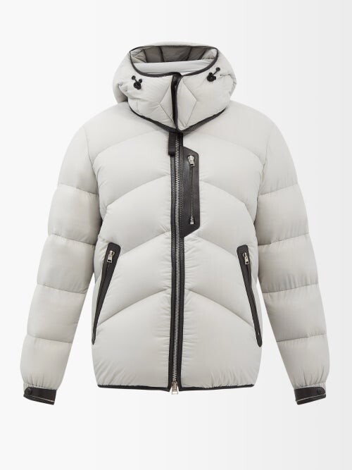 Tom Ford Chevron-quilted Down Jacket - White - ShopStyle