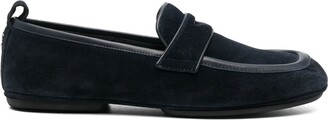 Jimmy Choo Penny-Slot Suede Loafers