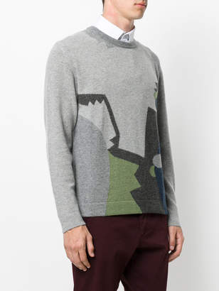 Etro geometric knit sweater