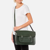 Thumbnail for your product : The Cambridge Satchel Company Women's 15 Inch Classic Satchel with Detachable Strap - Racing Green Saffiano