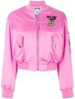 Thumbnail for your product : Moschino Playboy Toy Bear bomber jacket