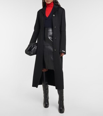 Sportmax Eva wool and cashmere wrap coat