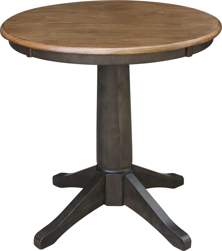 IC International Concepts Round Top Pedestal Table ShopStyle
