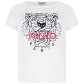 Thumbnail for your product : Kenzo KidsGirls White Tiger Jersey Top
