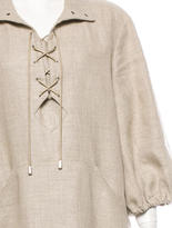 Thumbnail for your product : Oscar de la Renta Woven Linen Dress