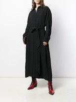 Thumbnail for your product : AMI Paris Shirt Collar Belted Jumpsuit