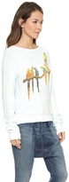 Thumbnail for your product : Wildfox Couture Birds in Paradise Baggy Beach Jumper