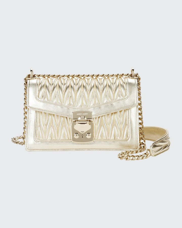 Miu Miu Miu Confidential Matelasse Leather Flap Shoulder Bag ShopStyle