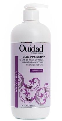Ouidad Curl Immersion No-Lather Coconut Cream Cleansing Conditioner