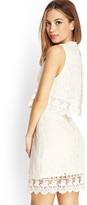 Thumbnail for your product : Forever 21 Crochet Lace Flounce Dress