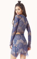 Thumbnail for your product : For love and lemons GRACE LACE CROP TOP