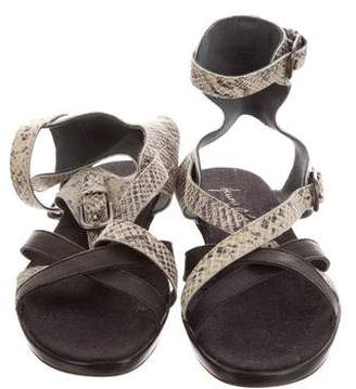 Henry Beguelin Embossed Polvere Sandals w/ Tags