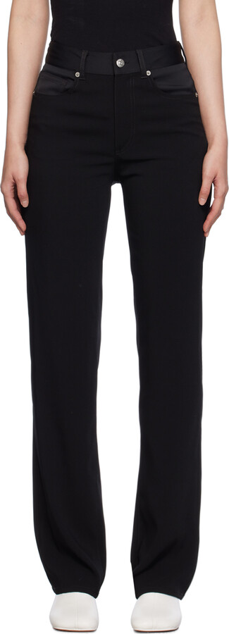 MM6 MAISON MARGIELA Black Five-Pocket Jeans