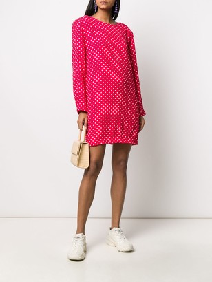 Boutique Moschino Polka-Dot Mini Dress