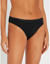 Thumbnail for your product : Hanro Seamless Midi stretch-cotton briefs