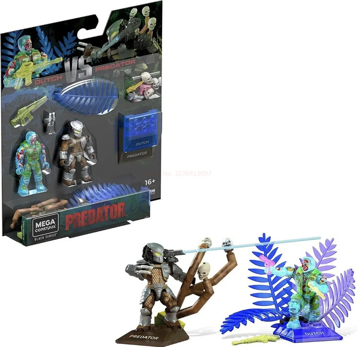 HEROCROSS 5 Models Mega Bloks Construx Borderlands Psycho Predator Sam Fisher Michelandelo Bulk Anime Figure Assembled Toy